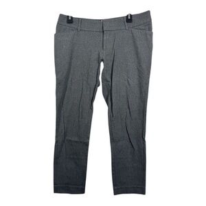 Merona Pants Womens 8 Cotton Gray Slacks Business Minimalist Lightweight